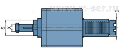 Головки осевые для дисковых фрез DAC (тип MT)