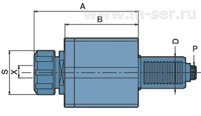 Головки осевые для дисковых фрез DAC (DIN 5480)