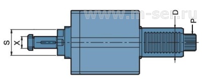 Головки осевые для дисковых фрез DAC (DIN 5482)