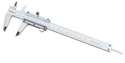 Штангенциркуль нониусный с моноблочной конструкцией и микроподачей,  0-150 мм, 0.05 мм